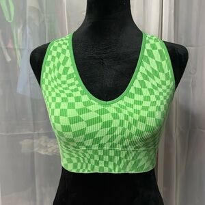 cropped garage tank